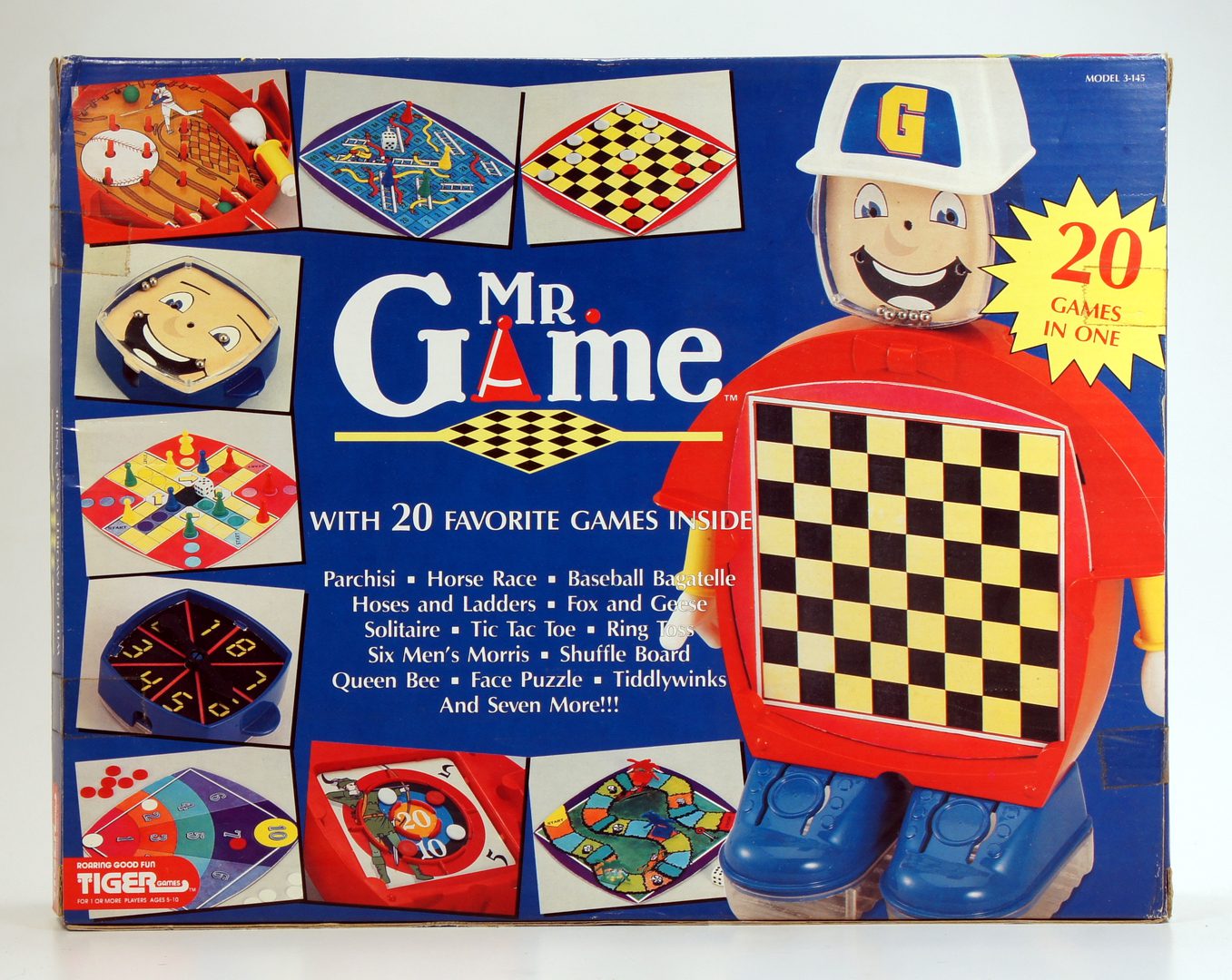 Vintage Mr. Game electronic board game from 1980s with chess and checkers features.