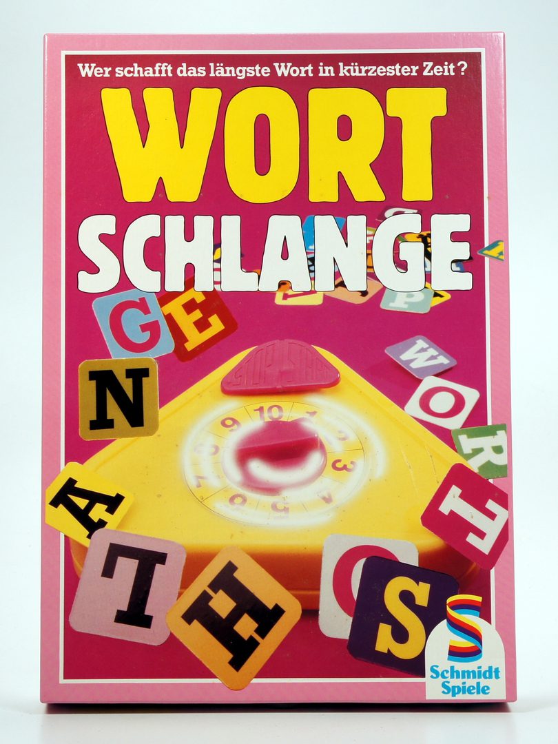 Colorful German word puzzle game with letter tiles.