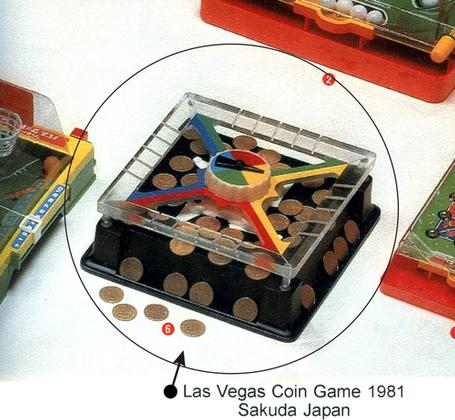 Las Vegas Coin Game from 1981 made in Sakata, Japan.