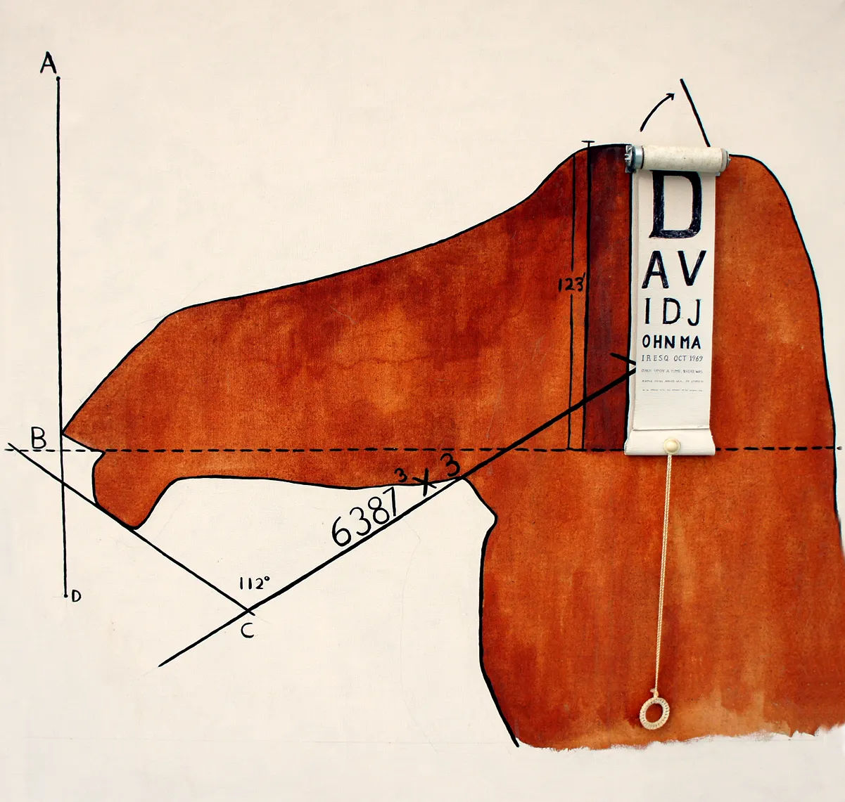 Diagram of a grand piano with measurements and labels.