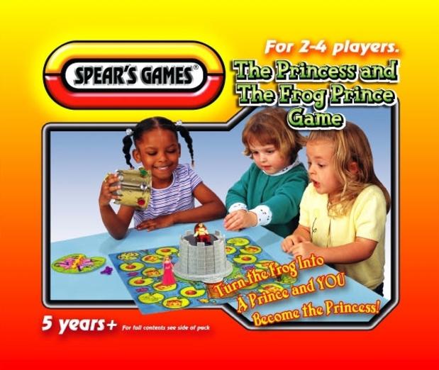 Children playing Spear's Games for 2-4 players, a fun educational game.