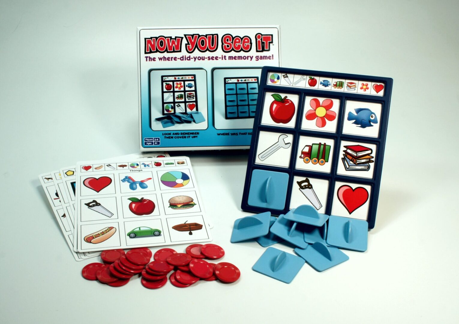 A How You Do It educational game with cards and tokens.