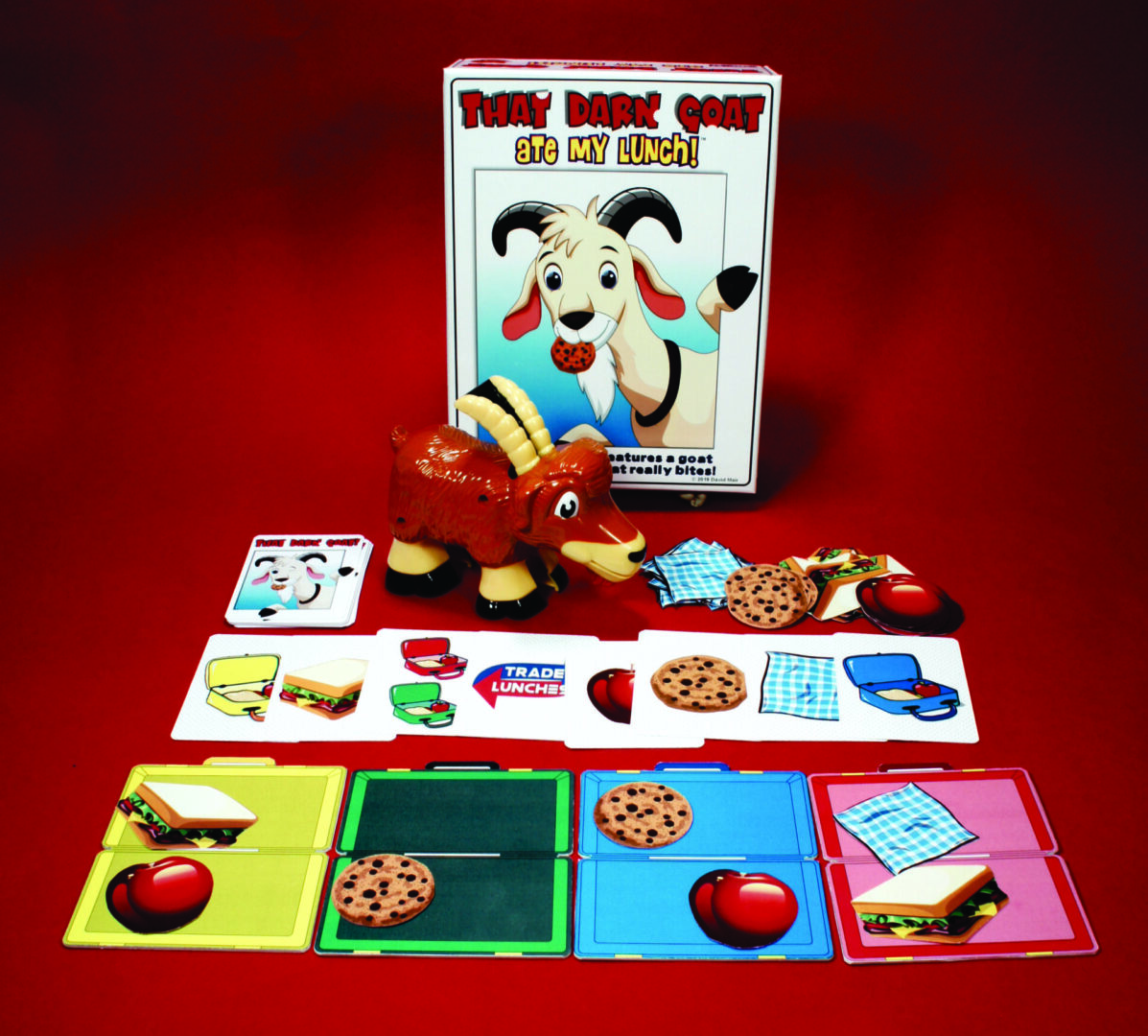 Vintage Toy Story game with Woody and Bullseye figures and cards.